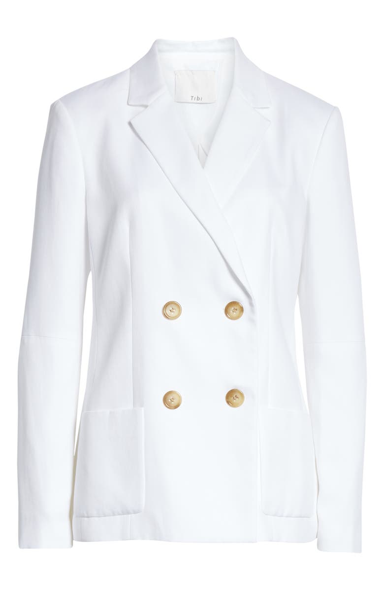 TIBI SLIT SLEEVE SUITING JACKET,S319RN8106