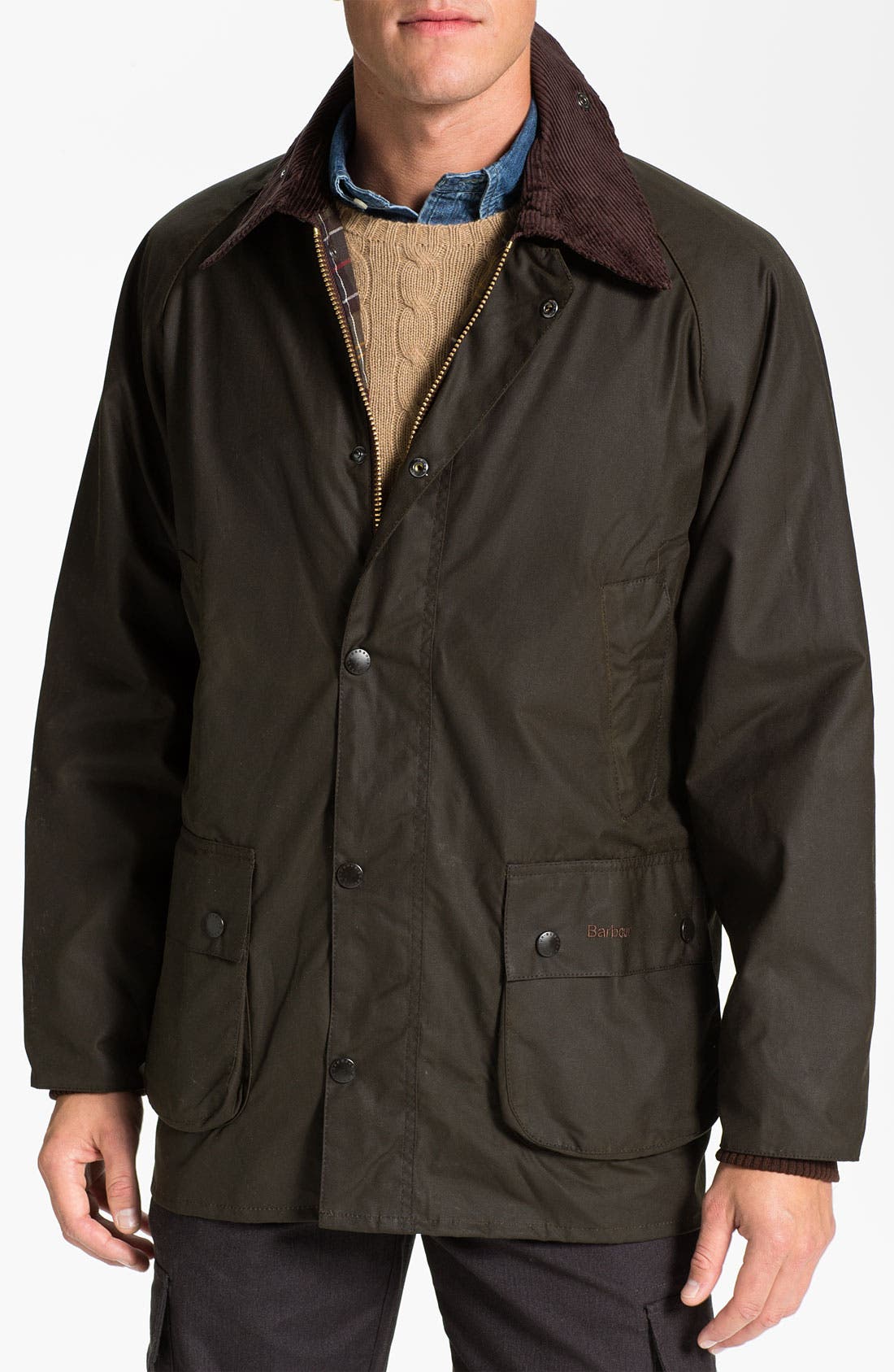 Barbour 'Bedale' Relaxed Fit Waterproof Waxed Cotton Jacket Nordstrom