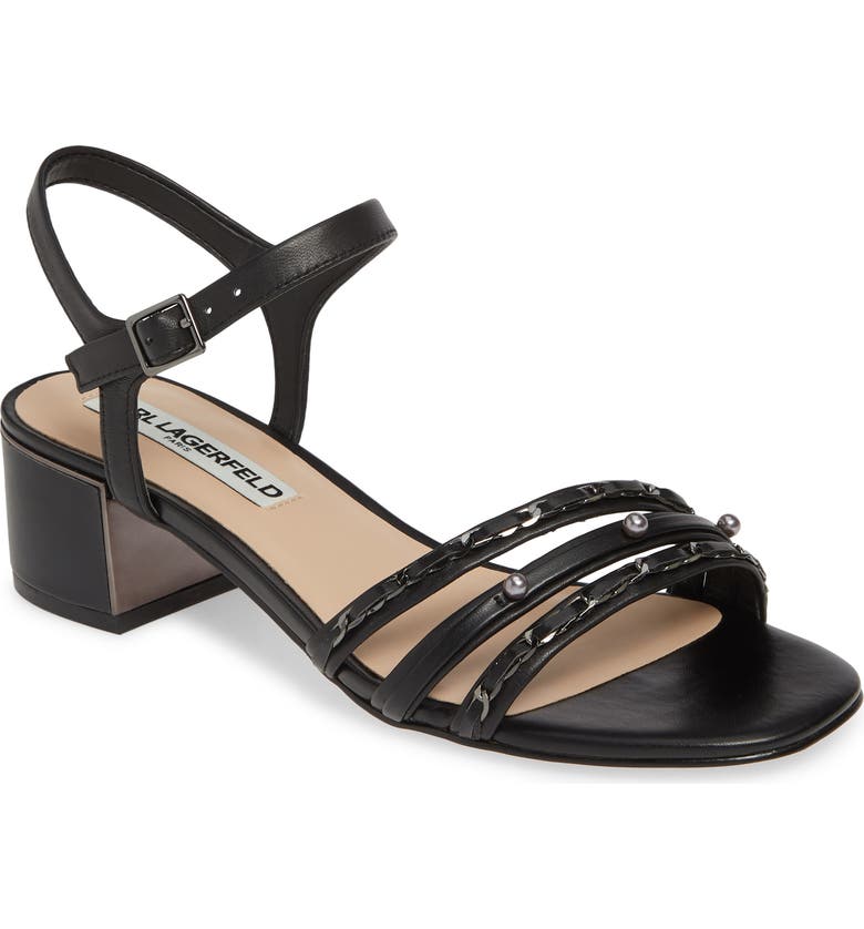 Karl Lagerfeld Sandals TORI IMITATION PEARL SANDAL