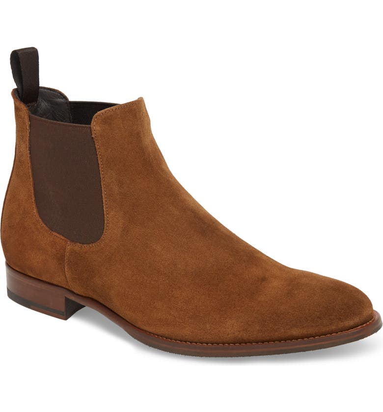 To Boot New York Shelby Mid Chelsea Boot In Brown Leather | ModeSens