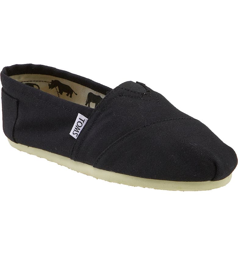 Click to view more detailed imagery on our partner's website Toms 'Classic - Galapagos' Slip-On (Women) In Black Mono