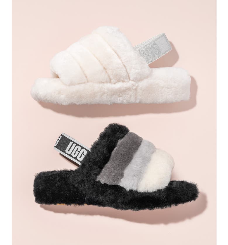 Shop Ugg Fluff Yeah Genuine Shearling Slingback Sandal In Shop Ugg Fluff Yeah Genuine Shearling Slingback Sandal In