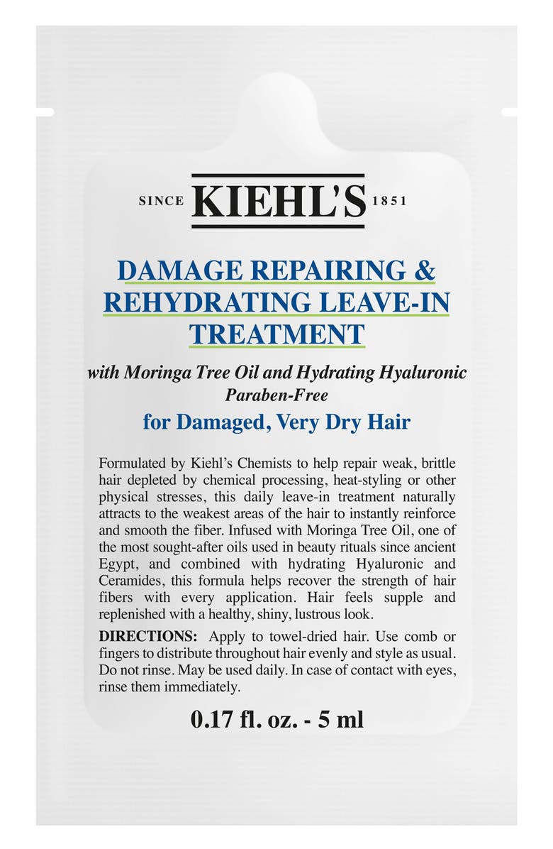 KIEHL'S SINCE 1851 1851 DAMAGE REPAIRING & REHYDRATING LEAVE-IN TREATMENT, 2.5 oz,S13534