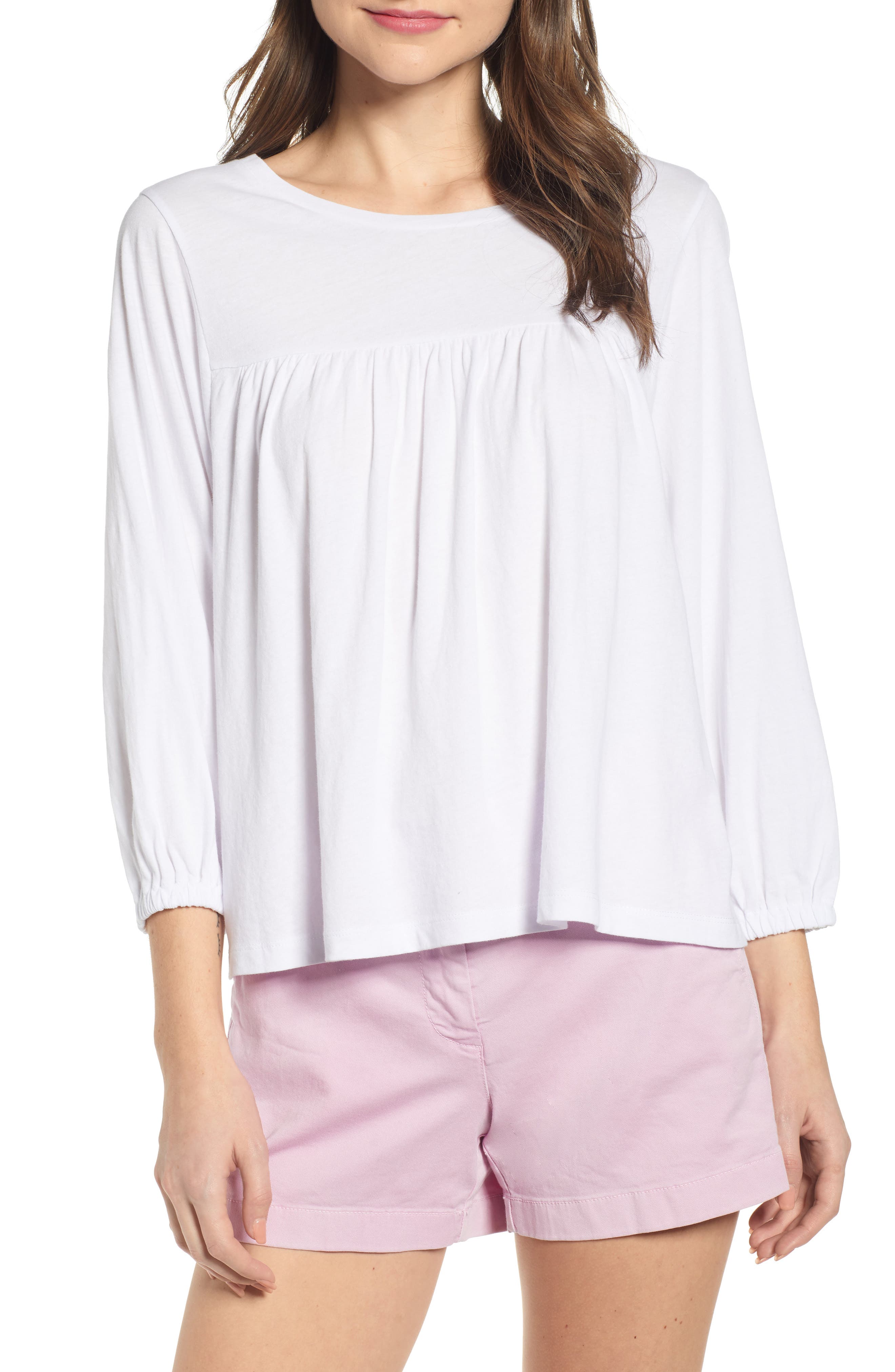 J.Crew Drapey Popover Top (Regular & Plus Size) Nordstrom