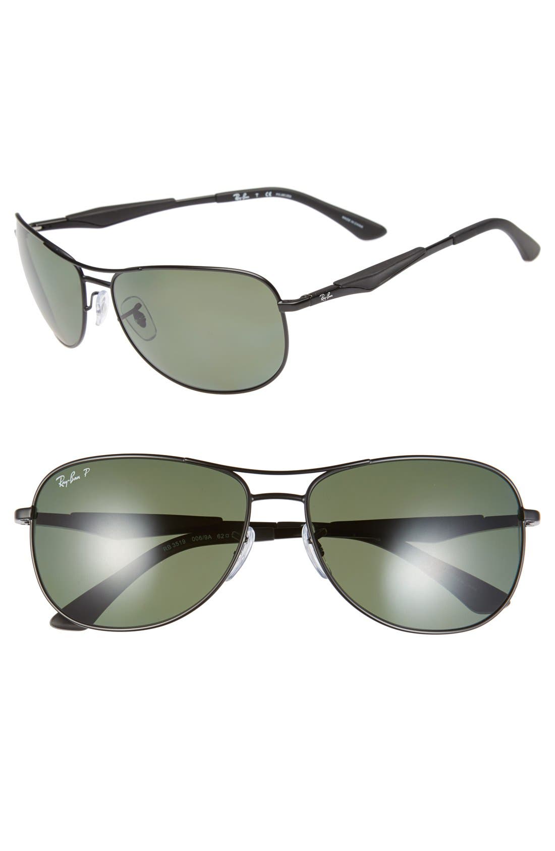 RayBan '3519' 62mm Polarized Sunglasses Nordstrom