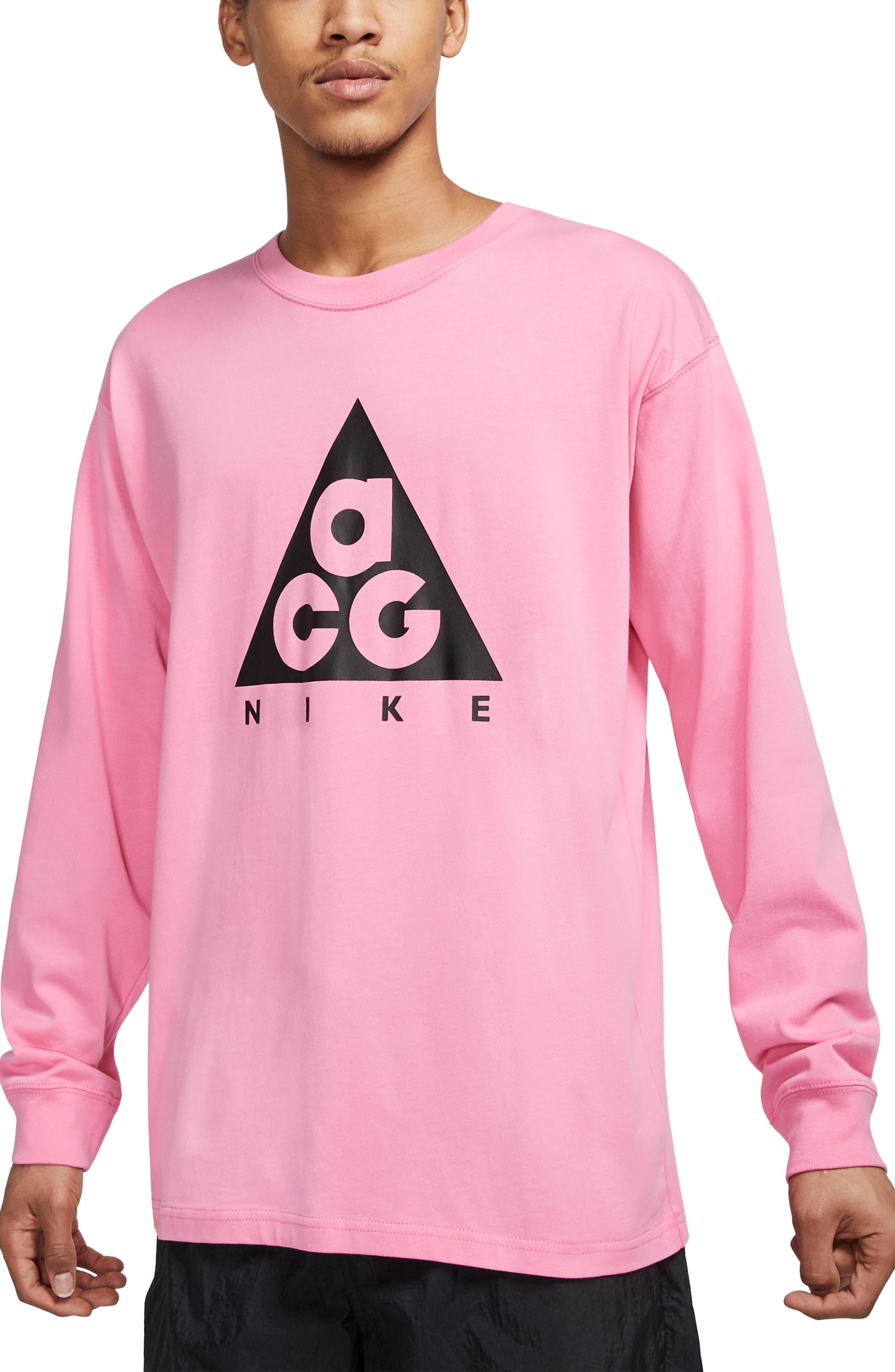 Nike Nrg All Conditions Gear Logo T-Shirt, Pink