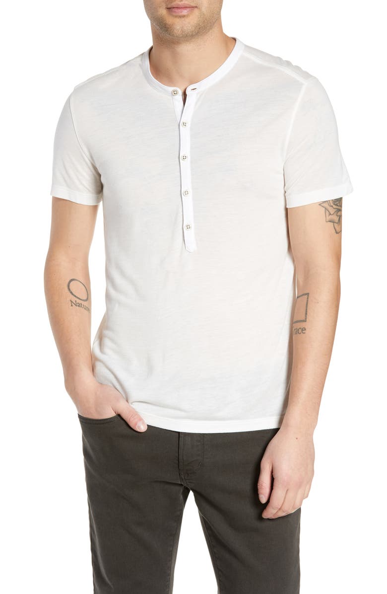 John Varvatos Tops CLIFTON SLIM FIT HENLEY
