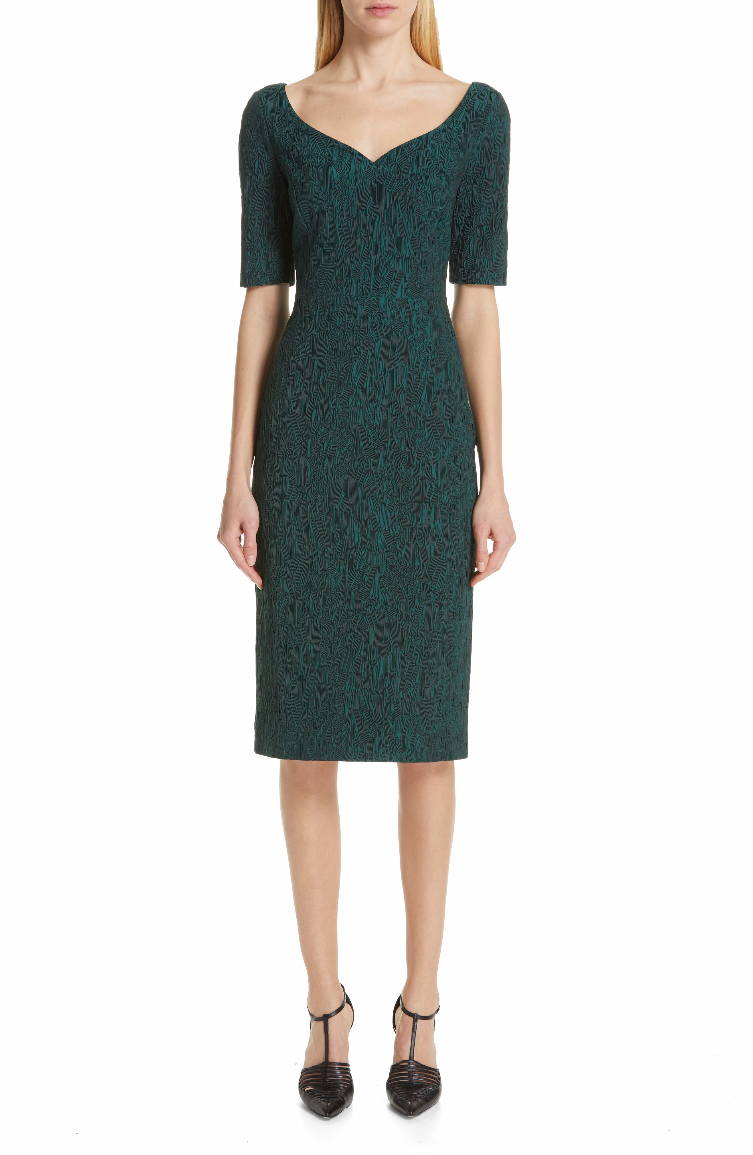 Jason Wu Cloque Jacquard Cocktail Dress
