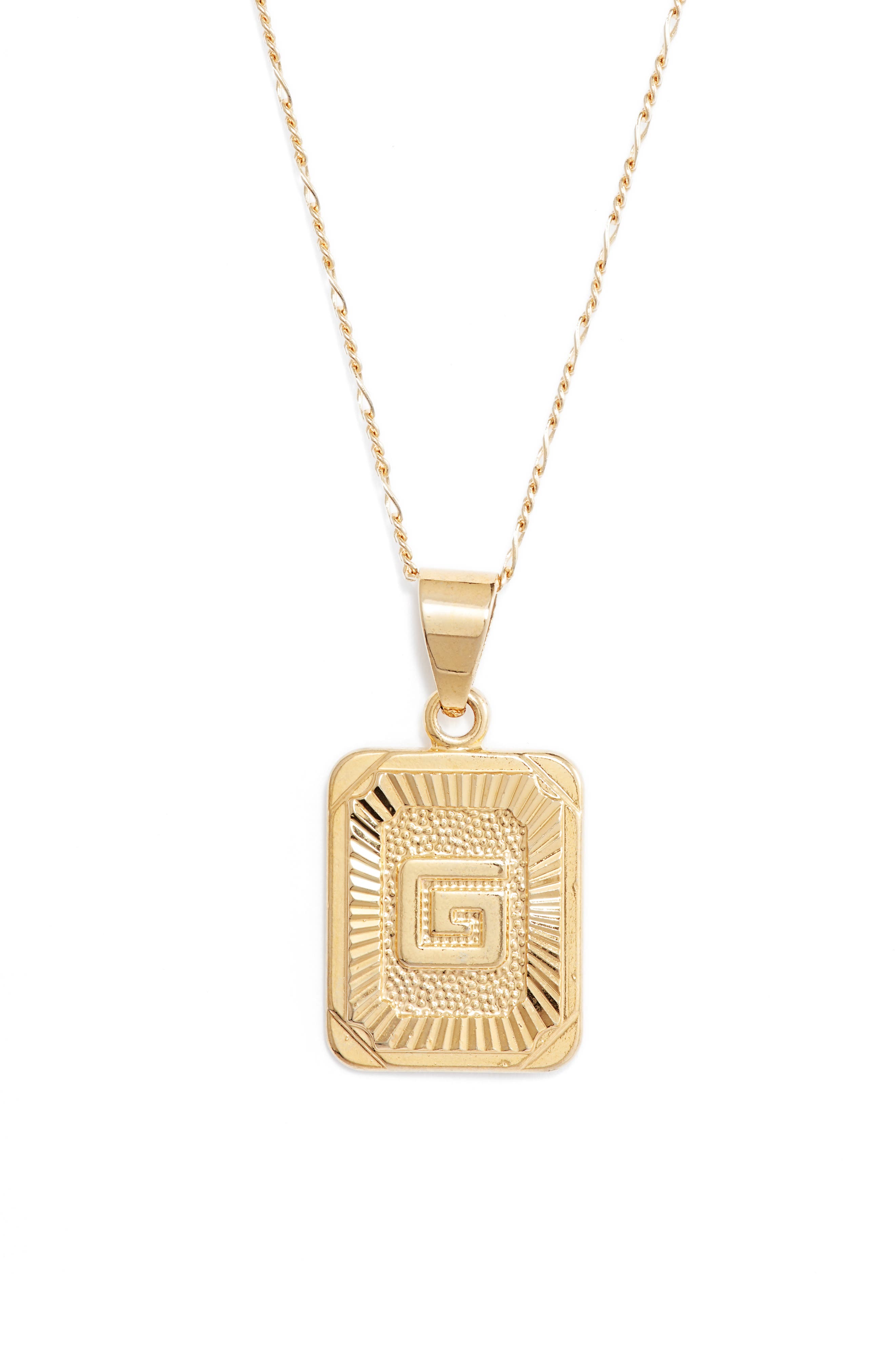 Bracha Initial Pendant Necklace Nordstrom