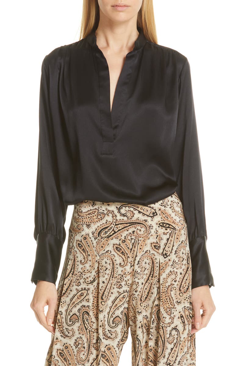 Nili Lotan Tops COLETTE SILK BLOUSE