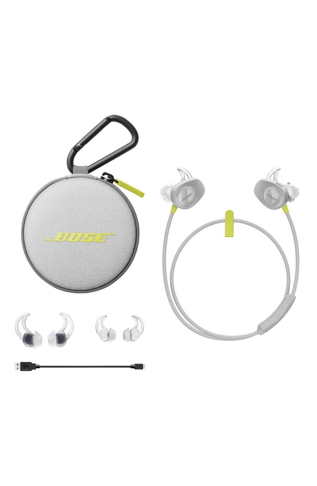 BOSE<SUP>Â®</SUP> SoundSport<sup>Â®</sup> Wireless Headphones, Main, color, CITRON