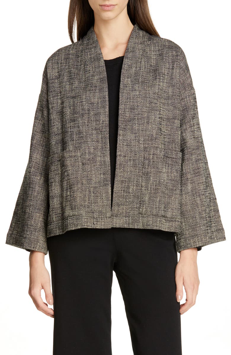 Eileen Fisher Jackets ORGANIC COTTON BLEND JACKET