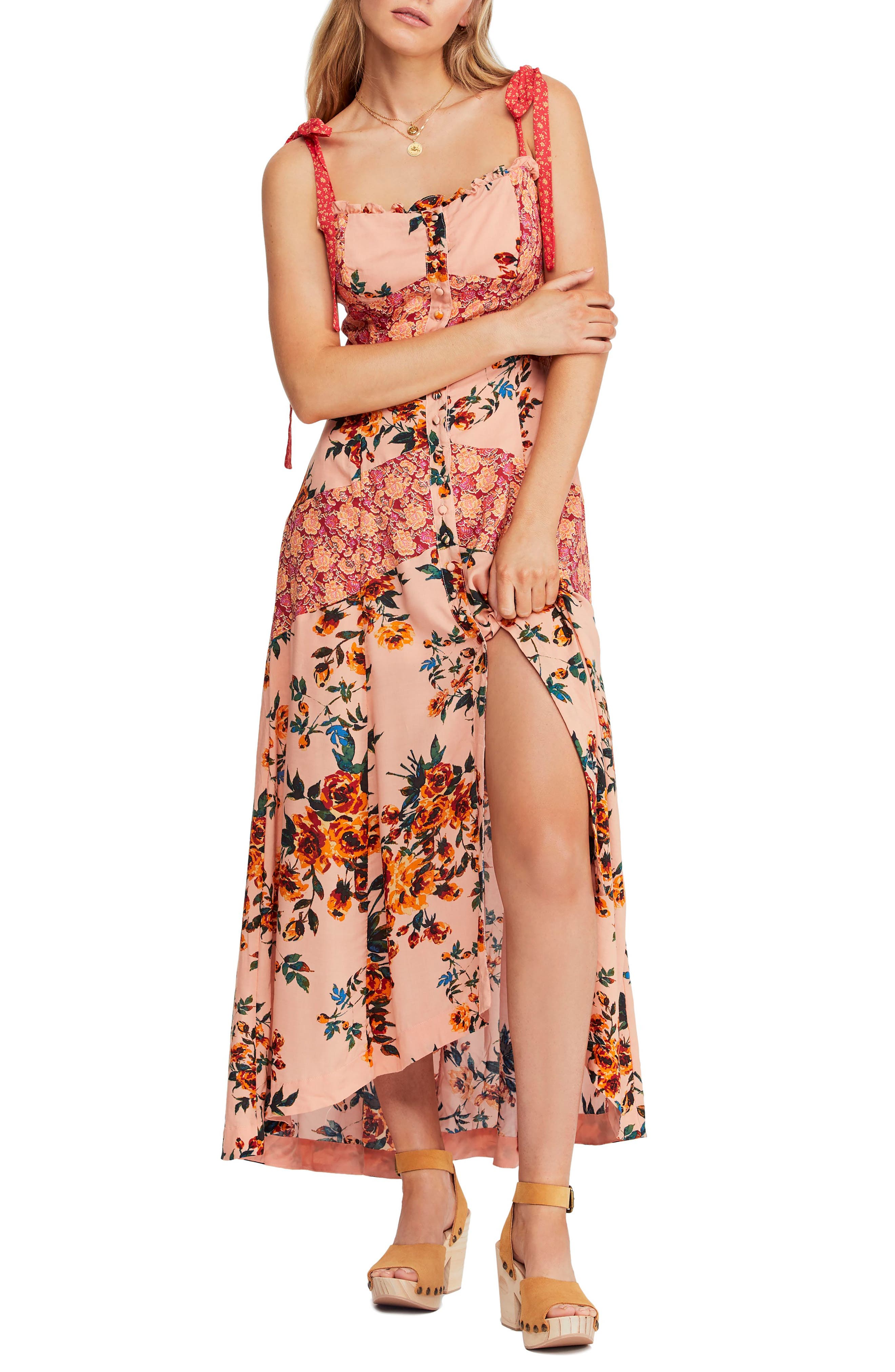 Free People Lover Boy Maxi Dress, Pink