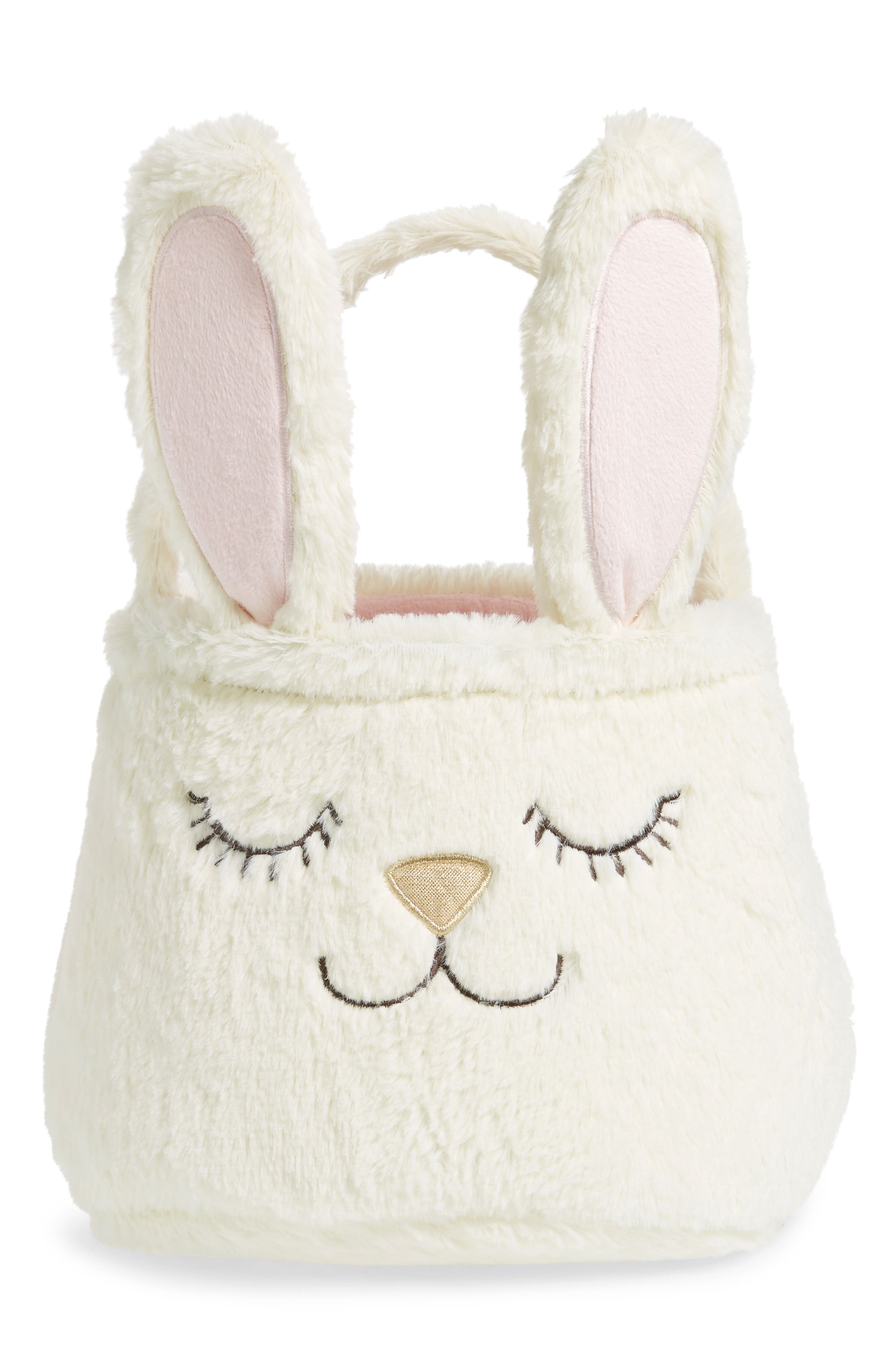 Levtex Bunny Faux Fur Easter Basket Nordstrom