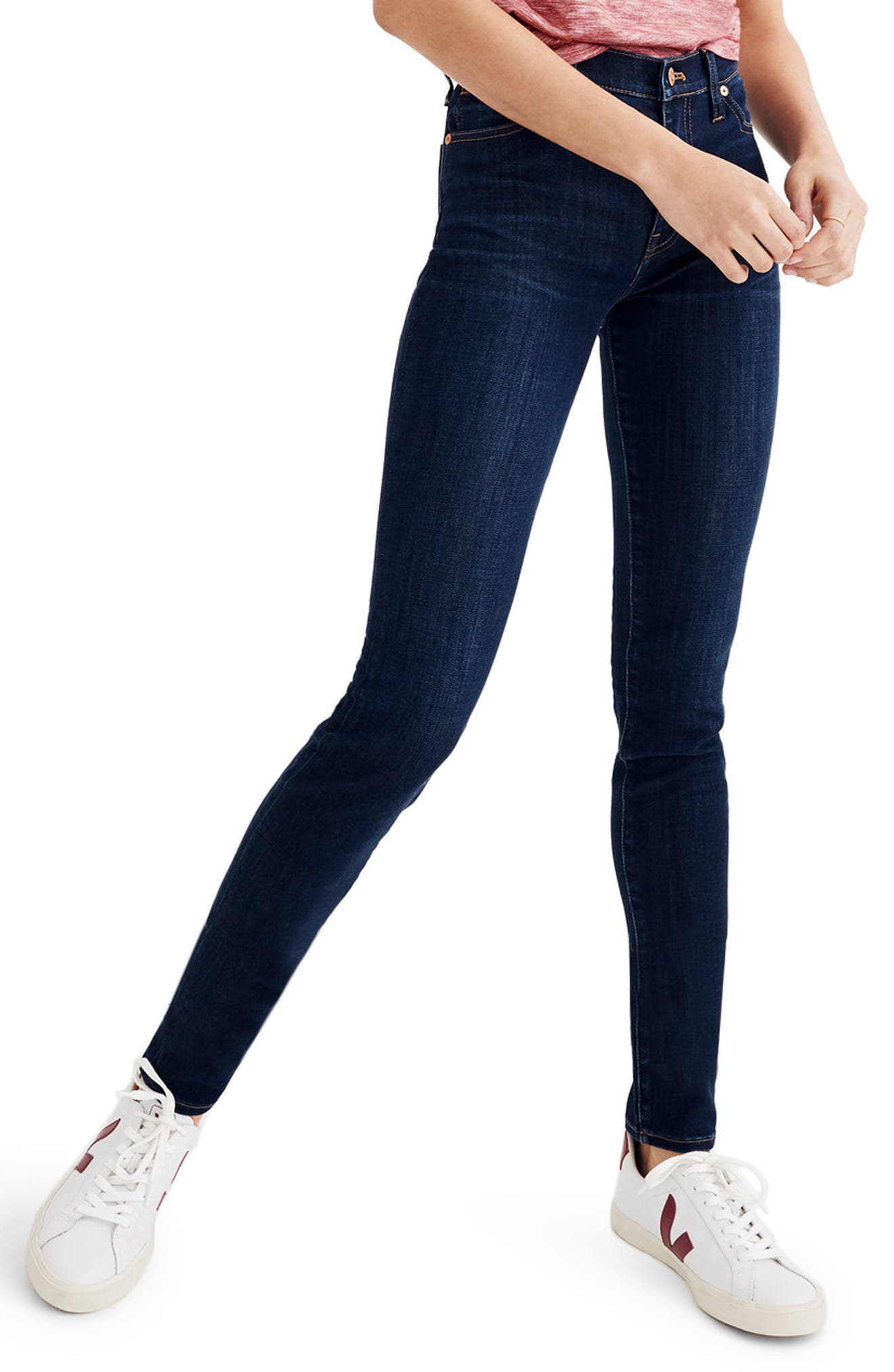 Madewell 9Inch High Rise Skinny Jeans (Larkspur Wash) Nordstrom