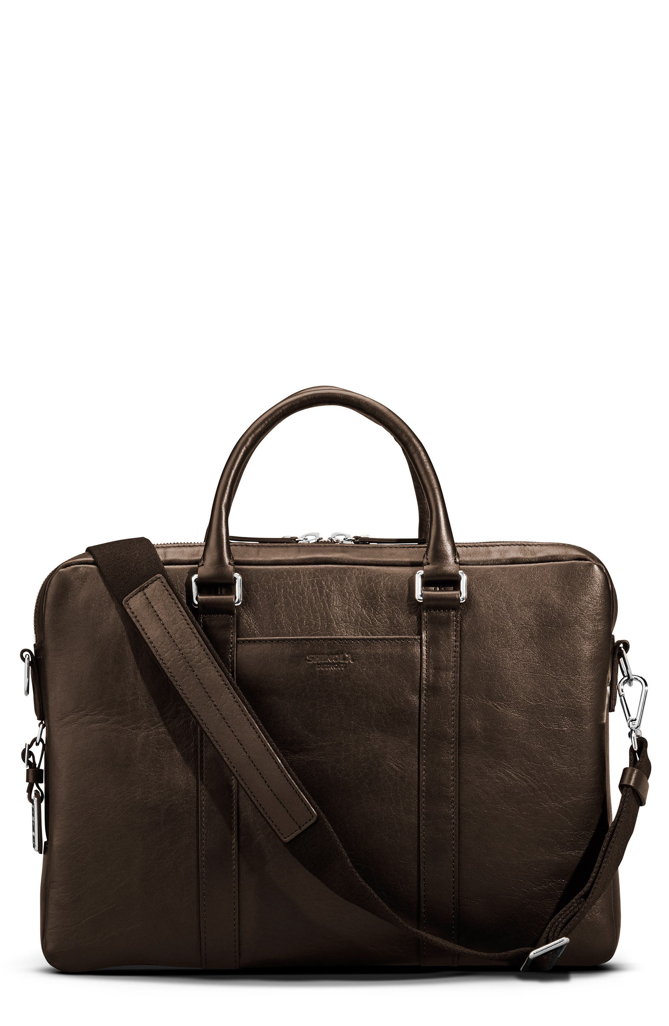 Shinola Signature Leather Computer Briefcase Nordstrom
