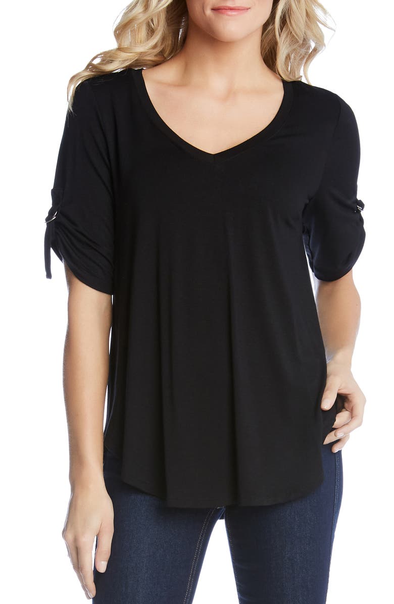 Karen Kane Tops D-RING DETAIL TOP