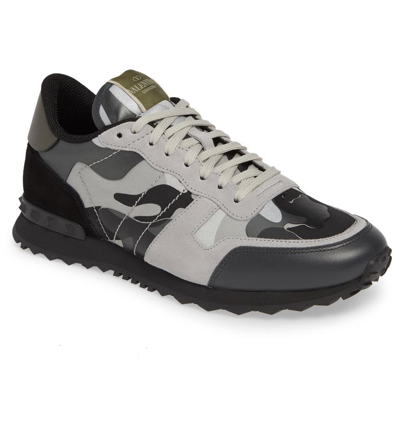 VALENTINO GARAVANI CAMO ROCKRUNNER SNEAKER,SY2S0723TCC