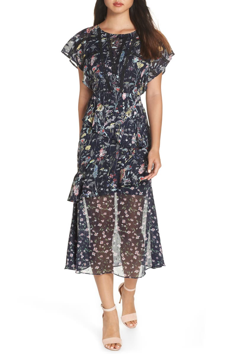 Floral and Flowy Party Dresses for Women Over 50