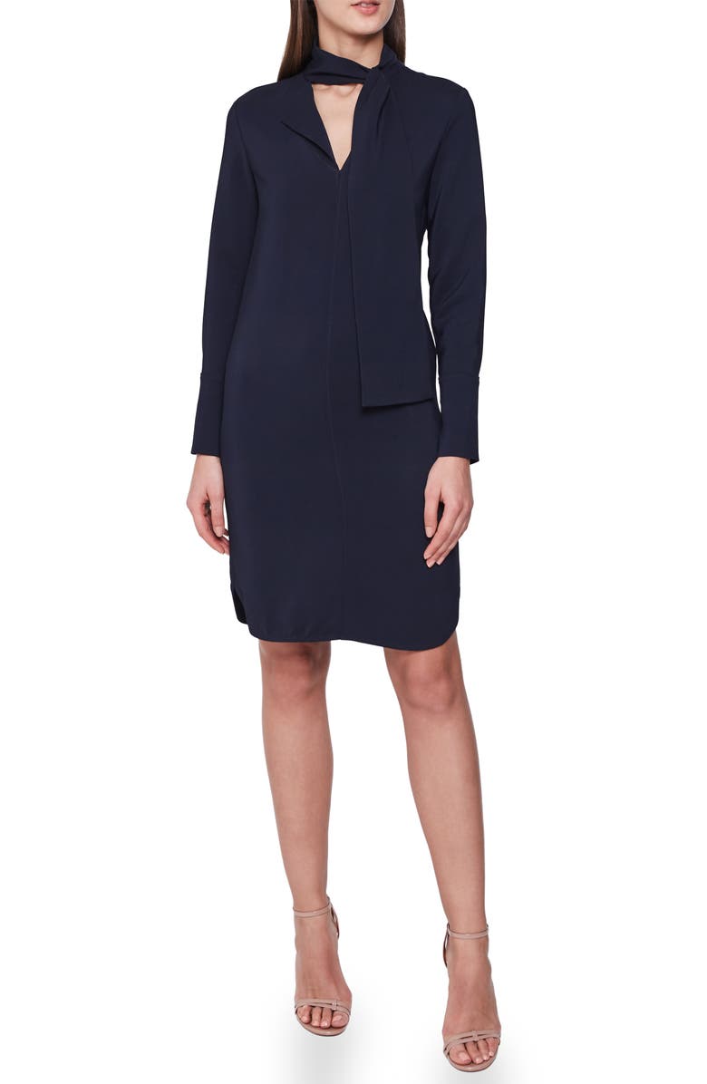Reiss Dresses MIRELA TIE NECK LONG SLEEVE DRESS
