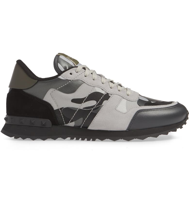 VALENTINO GARAVANI CAMO ROCKRUNNER SNEAKER,SY2S0723TCC