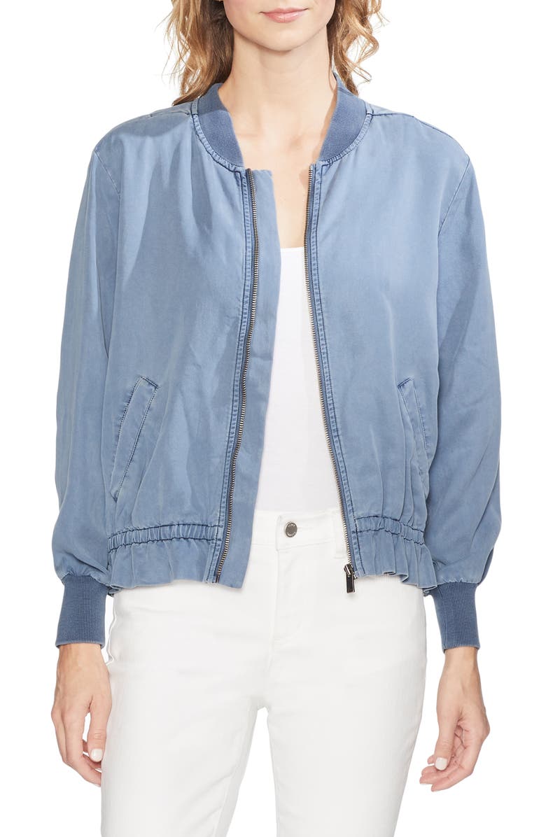 Vince Camuto Jackets TWILL BOMBER JACKET