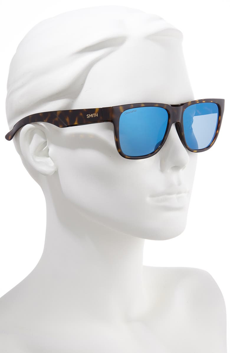 SMITH LOWDOWN 2 55MM CHROMAPOP(TM) SQUARE SUNGLASSES,LD2CMBRMFT