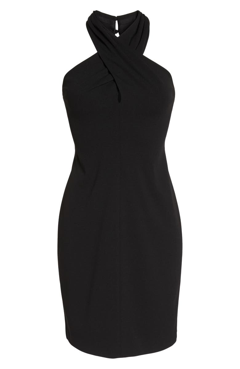 ELIZA J HALTER SHEATH DRESS,EJ8M7992