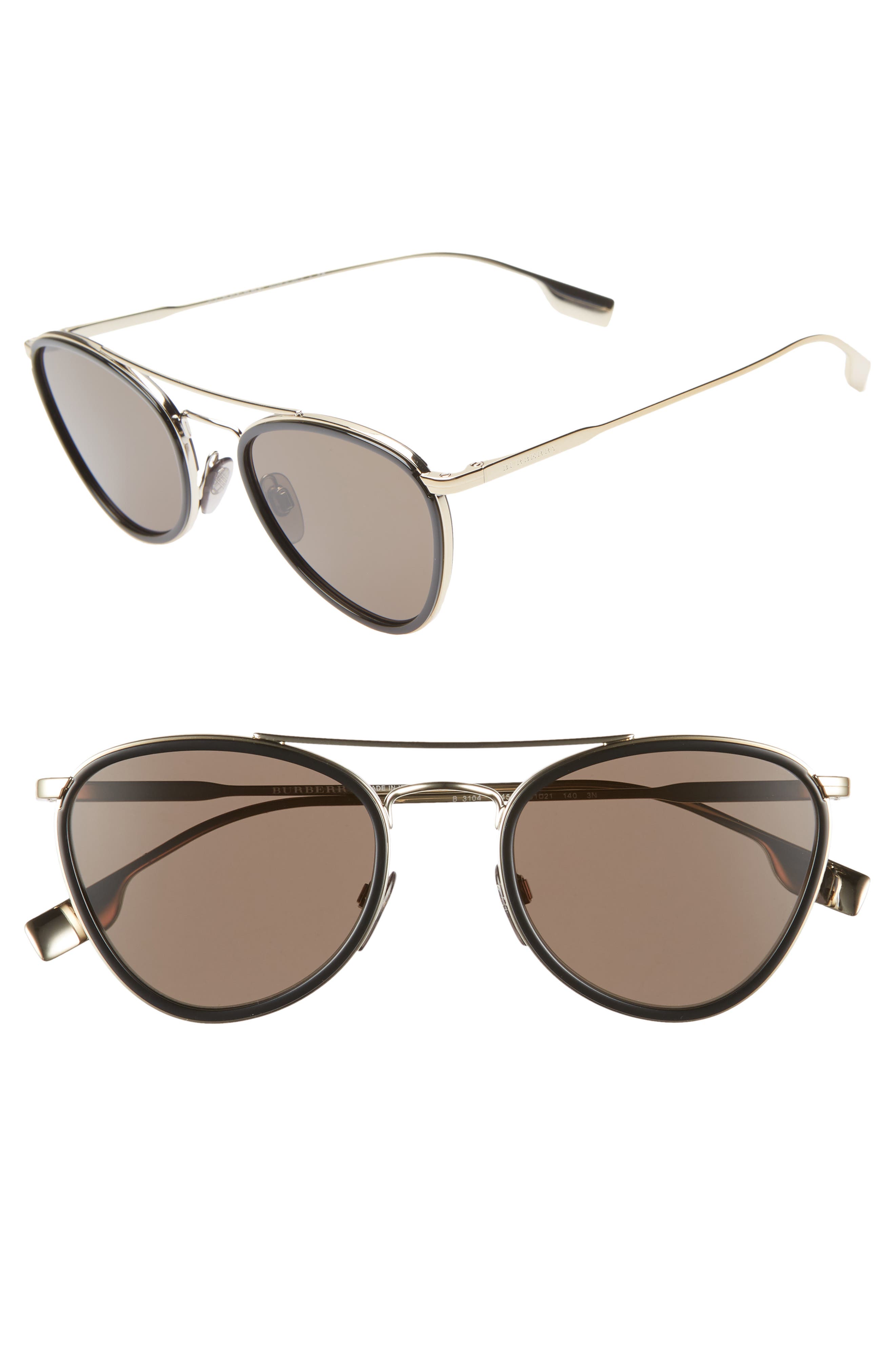 Burberry 51mm Aviator Sunglasses Nordstrom