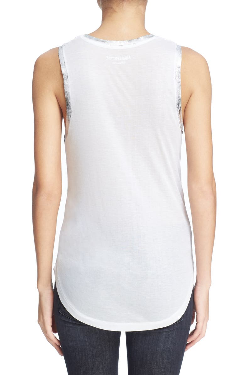 Zadig Voltaire Tam Scoop Neck Tank In Blanc ModeSens zadig-voltaire-tam-scoop-neck-tank-in-blanc-modesens