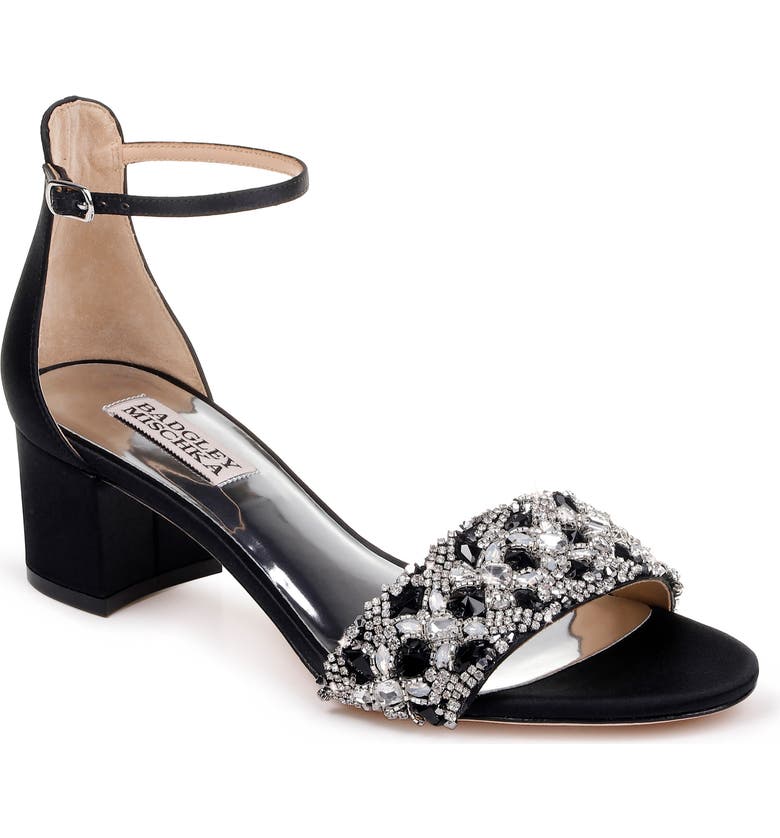 Badgley Mischka Sandals BADGLEY MISCHKA LIZ ANKLE STRAP SANDAL