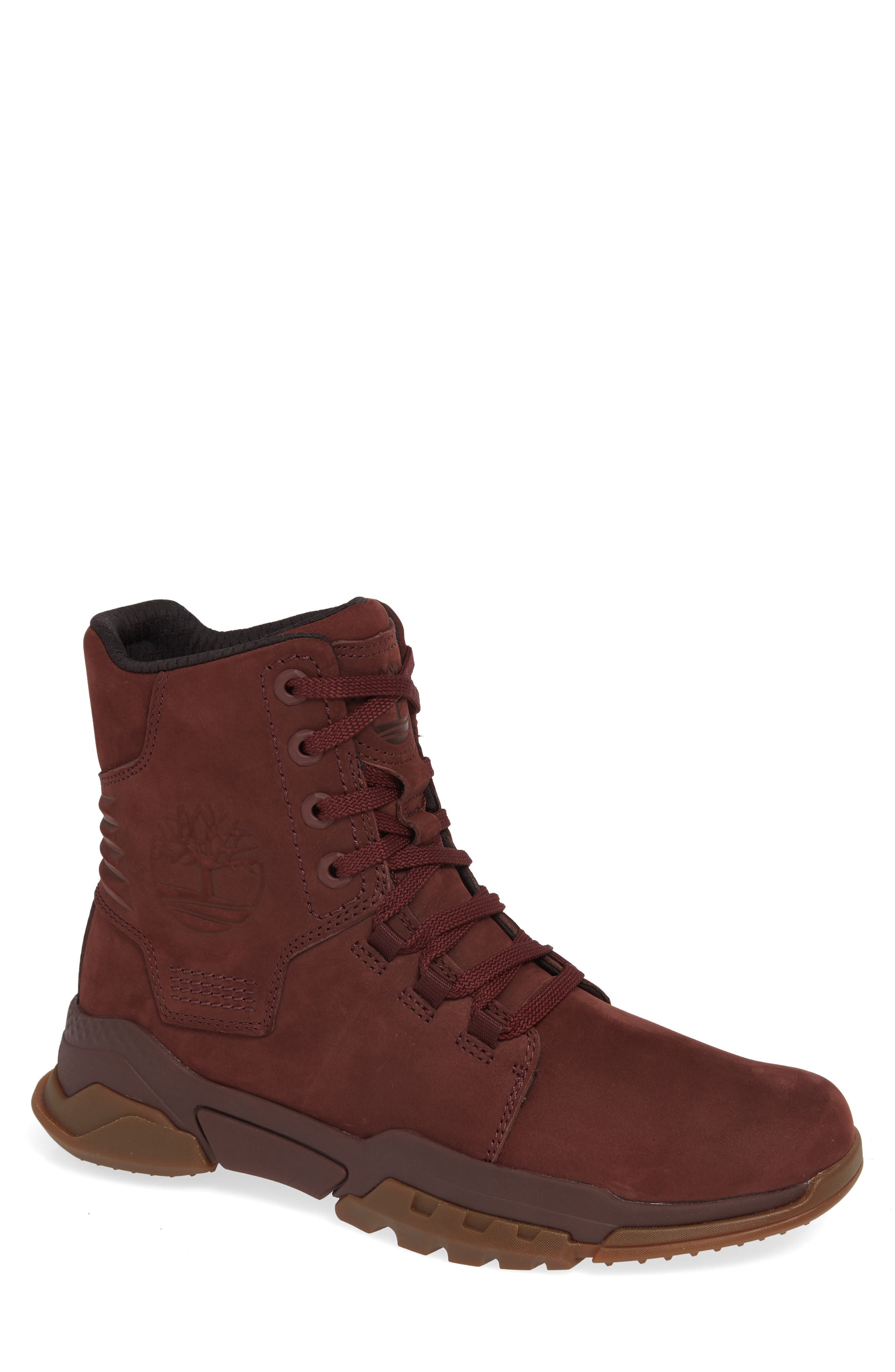 Timberland City Force Reveal Plain Toe Boot, Burgundy