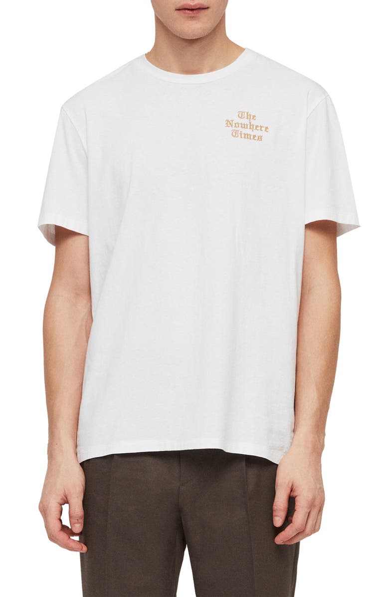 Allsaints T-shirts NOWHERE SLIM FIT CREWNECK T-SHIRT