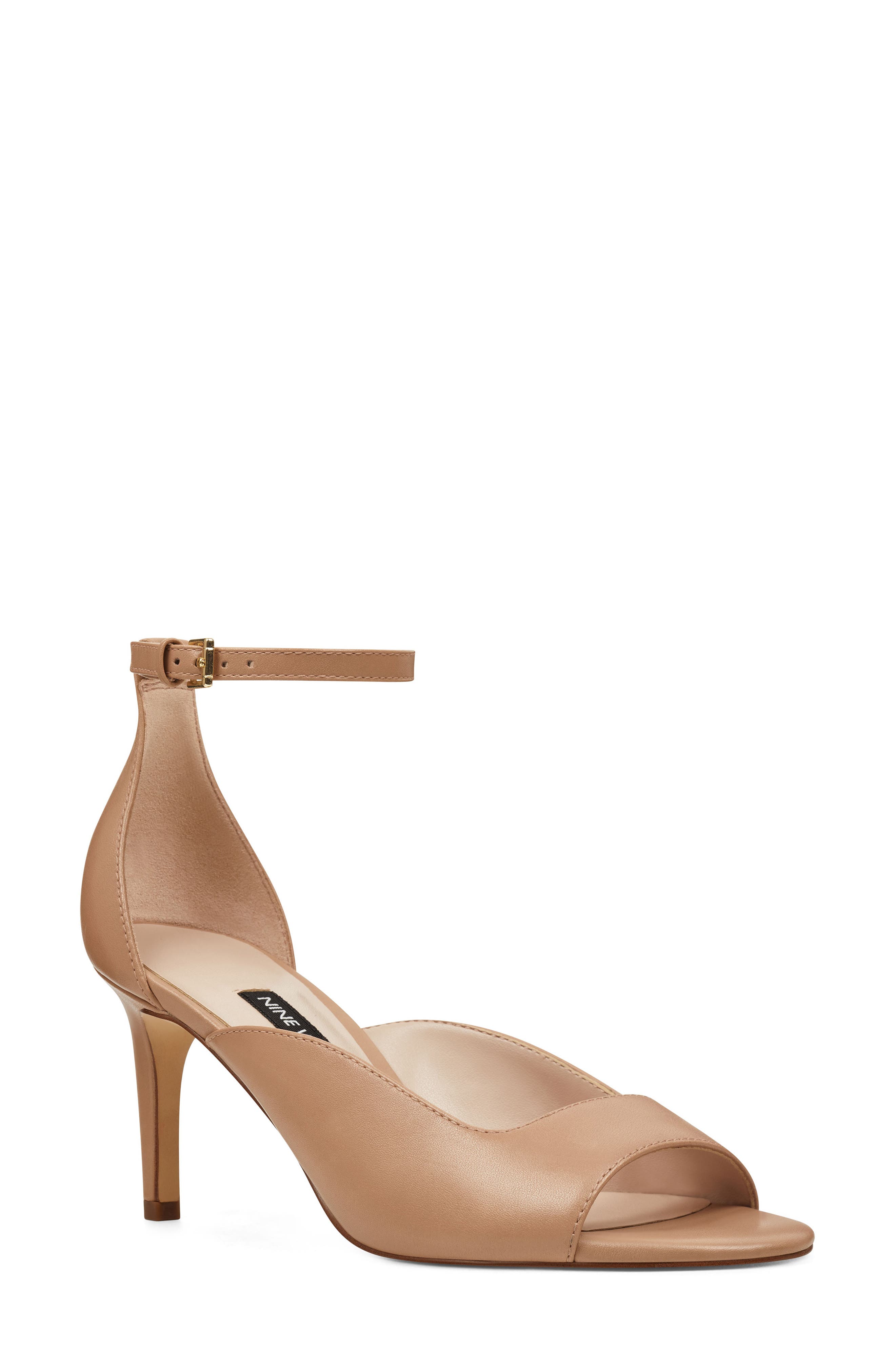 Nine West Avielle Ankle Strap Sandal, Beige