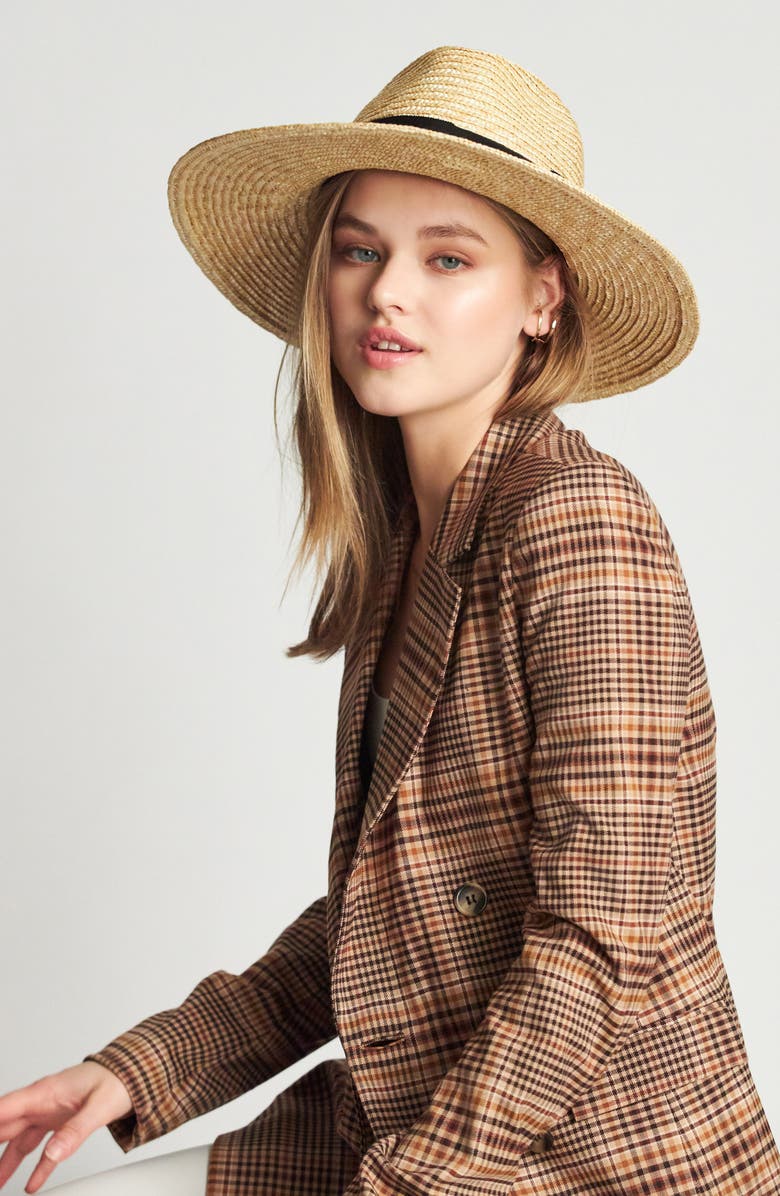Brixton Joanna Straw Hat In Honey