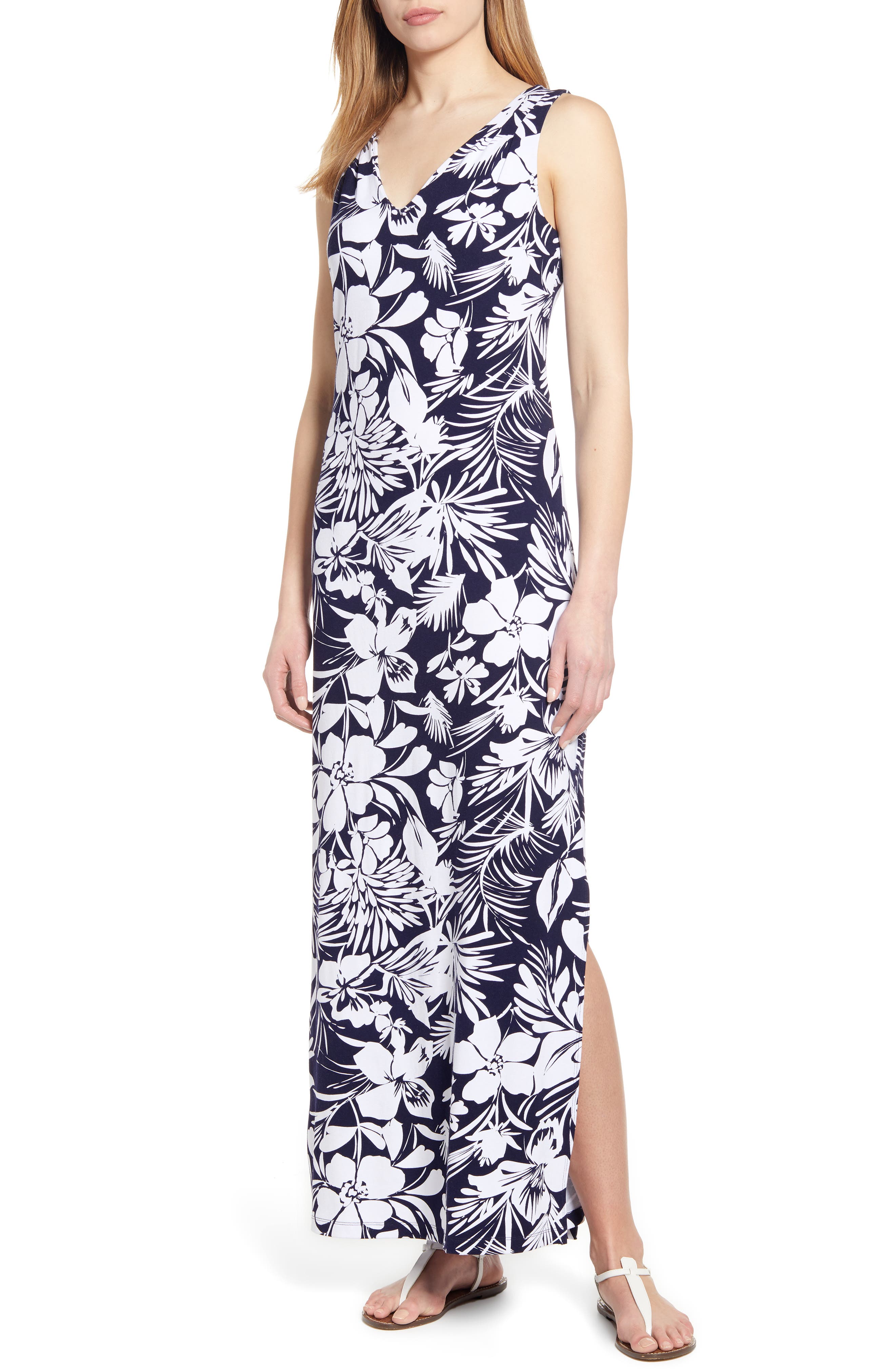 Tommy Bahama Buona Sera Maxi Dress, Blue