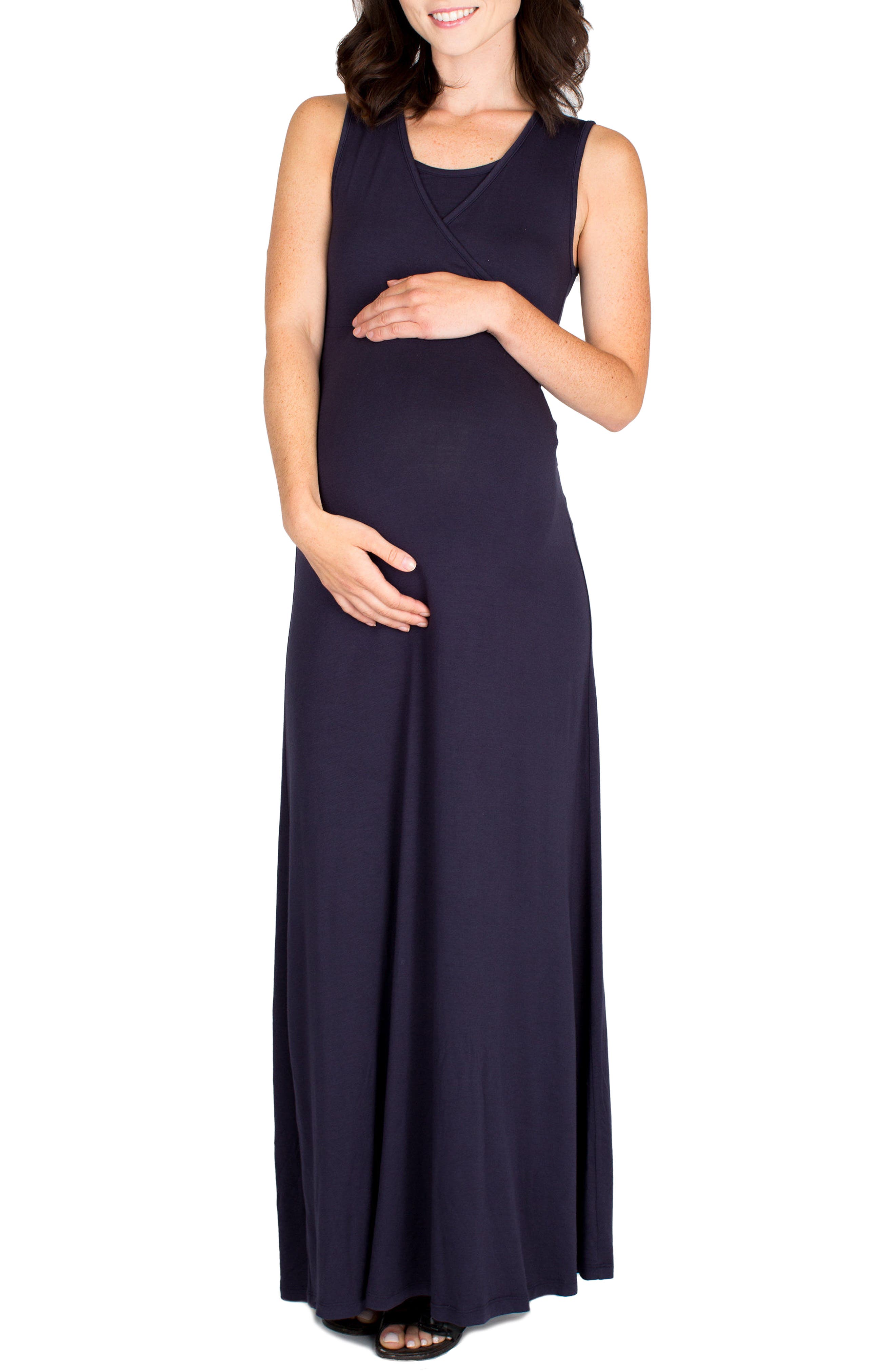 Nom Maternity Jersey Maternity/nursing Dress