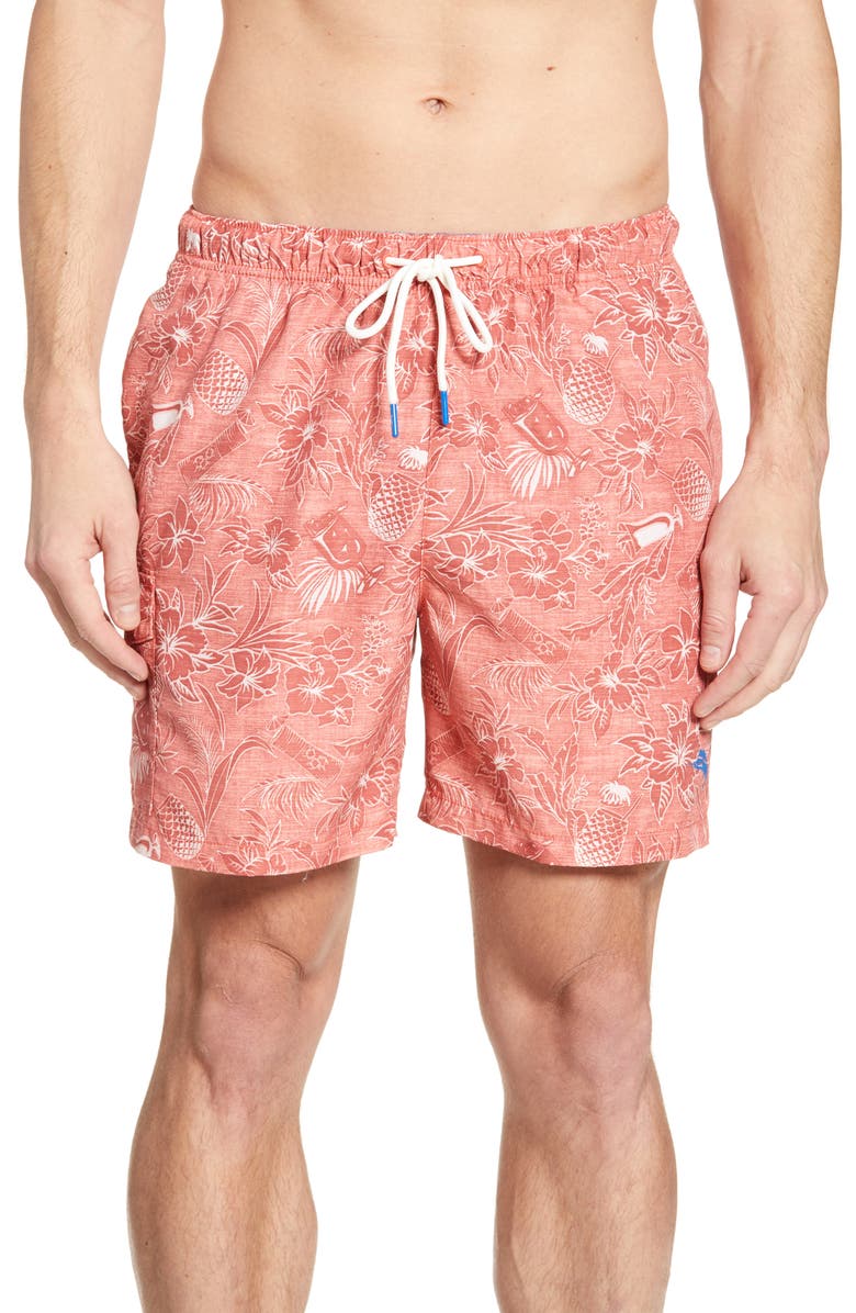 Tommy Bahama Pants NAPLES TIKI LUAU PRINT SWIM TRUNKS