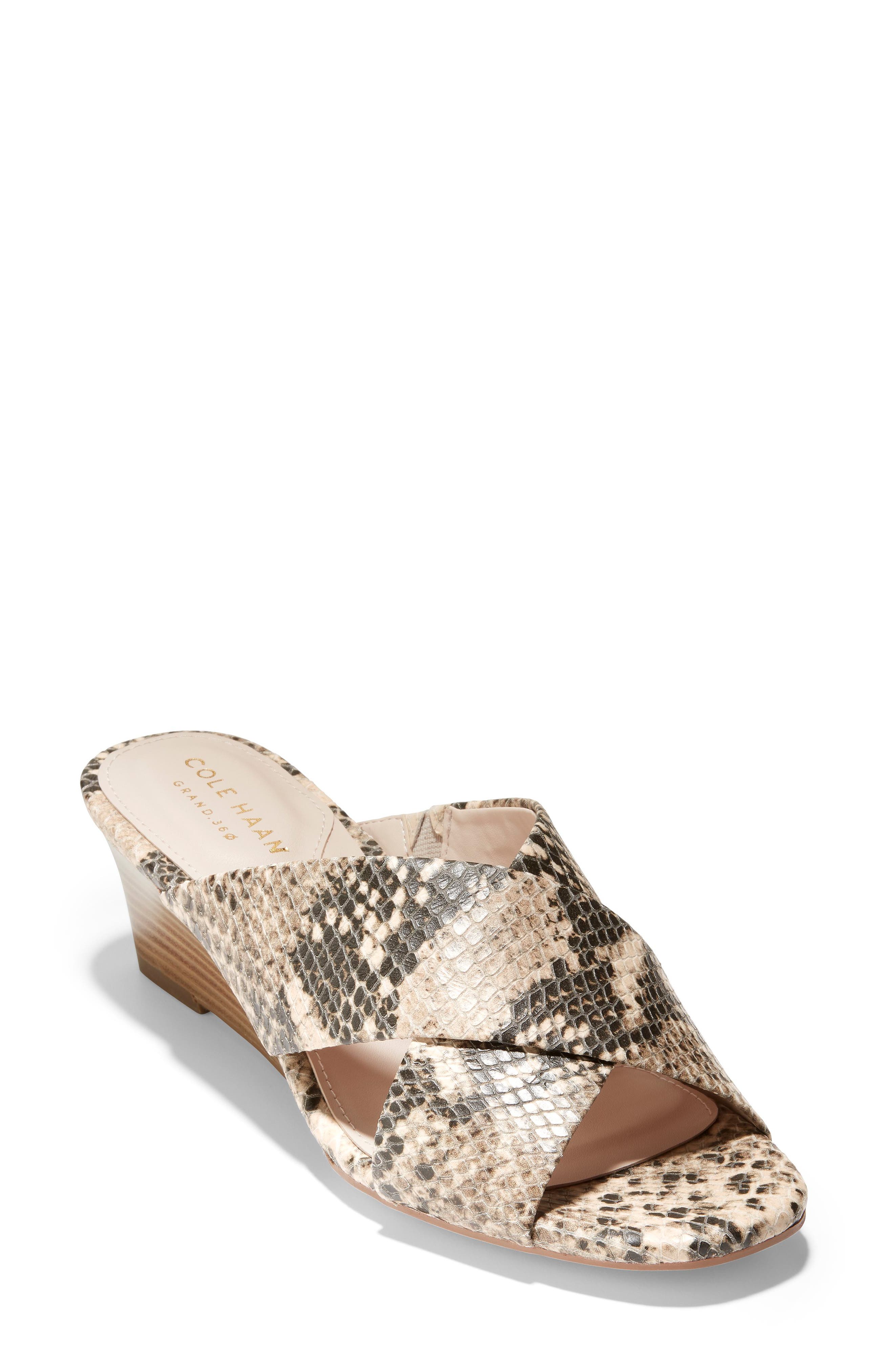 Cole Haan Adley Wedge Sandal B - Beige