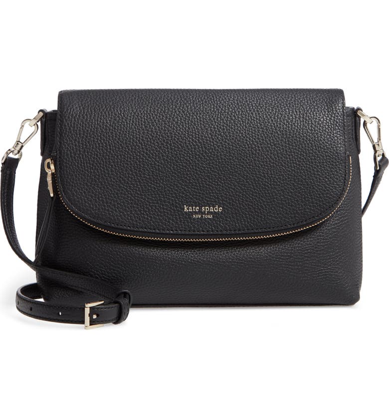 kate spade new york large polly leather crossbody bag | Nordstrom