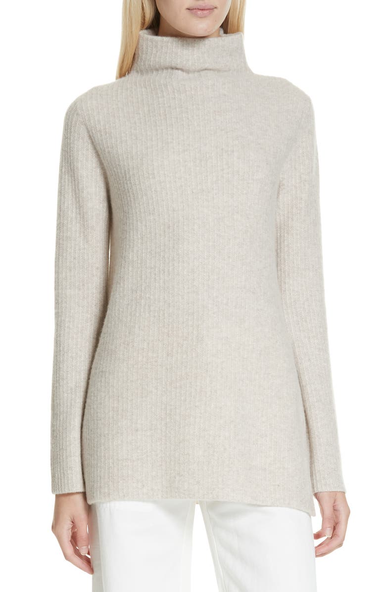 Vince Cashmere Funnel Neck Tunic Sweater | Nordstrom