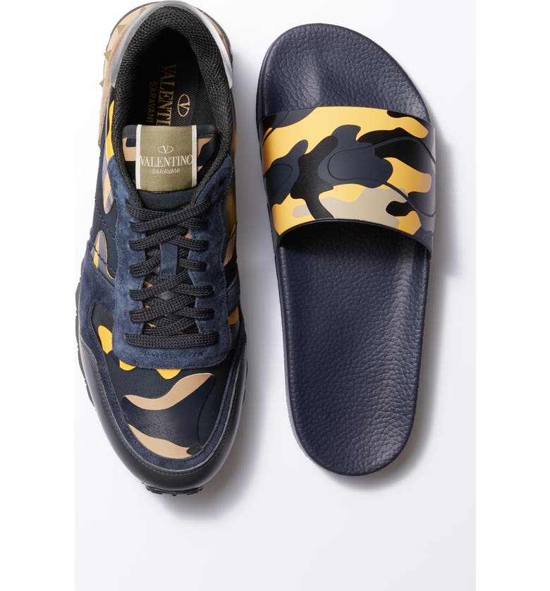VALENTINO GARAVANI CAMO ROCKRUNNER SNEAKER,SY2S0723TCC