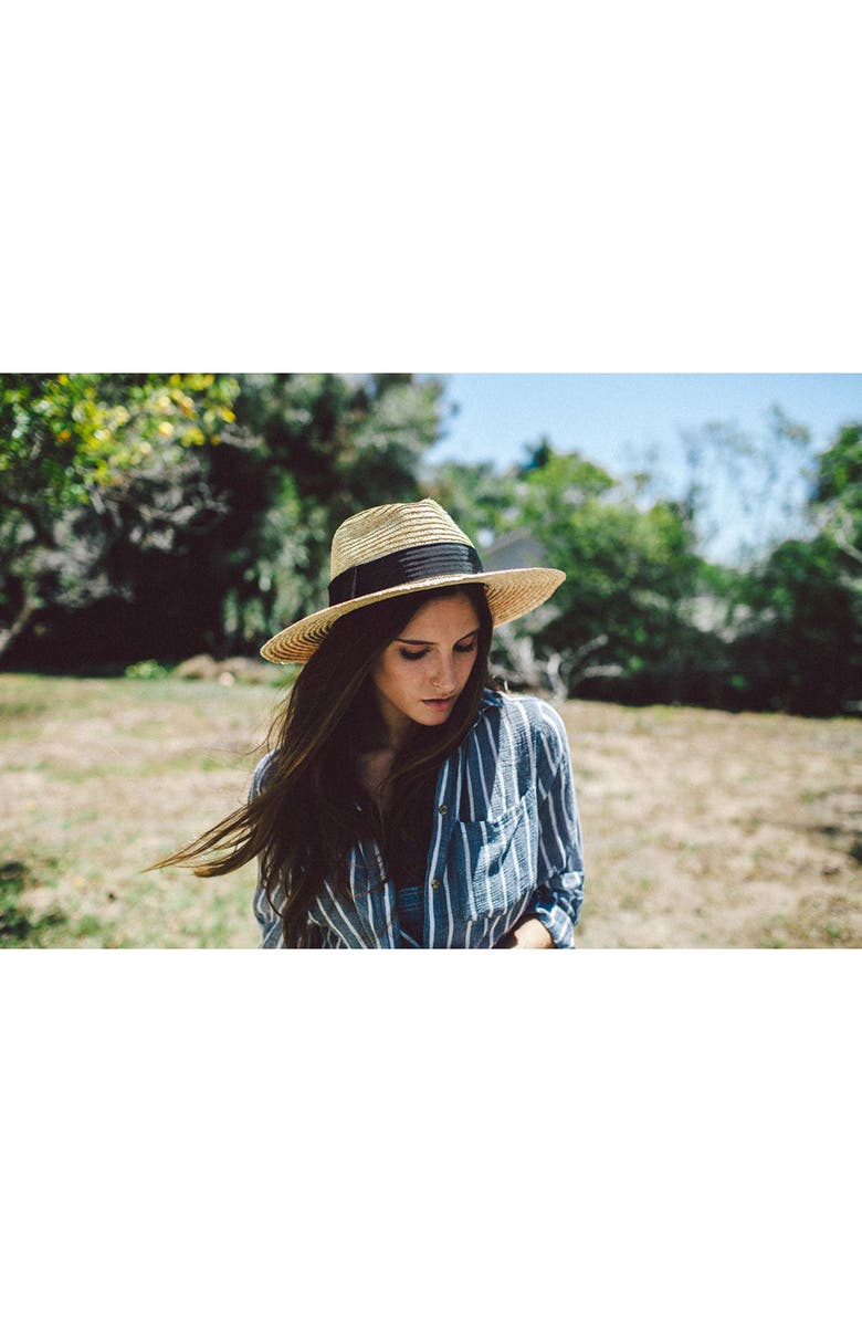 Brixton Joanna Straw Hat In Honey