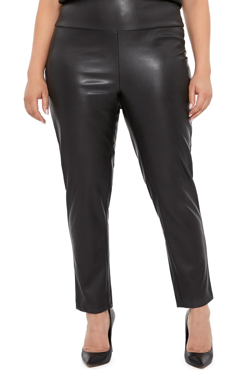 Addition Elle Love Legend High Rise Faux Leather Leggings Plus Addition Elle Love And Legend High Rise Faux Leather Leggings
