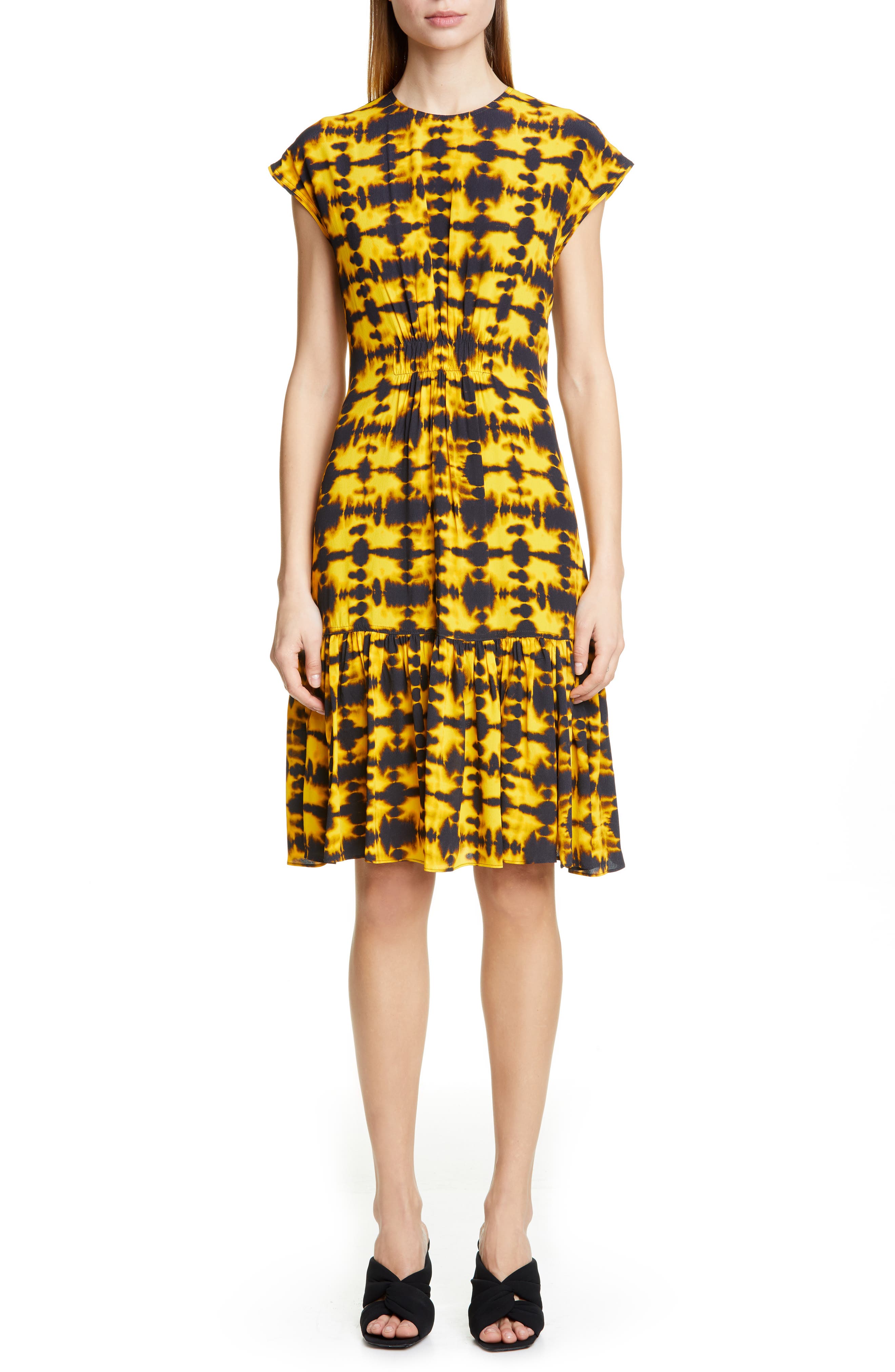 Proenza Schouler Tie Dye Dress, Yellow