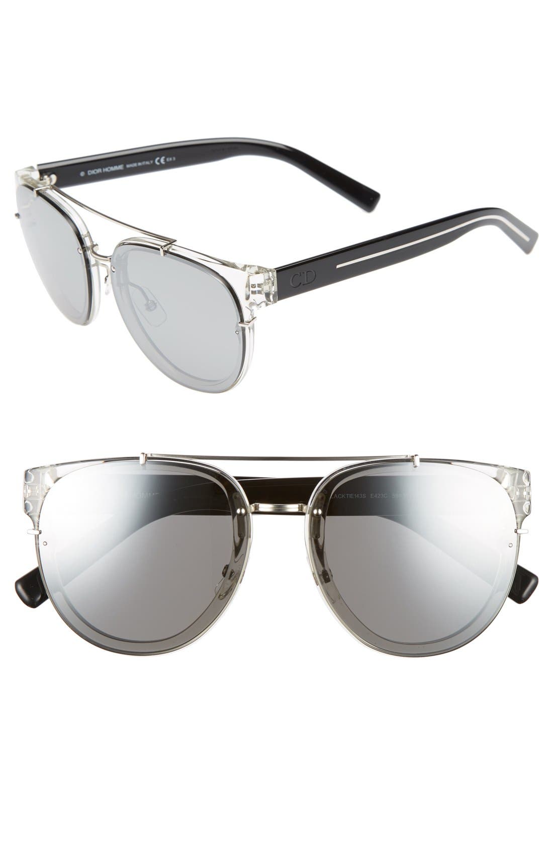 blacktie 49mm round sunglasses dior homme