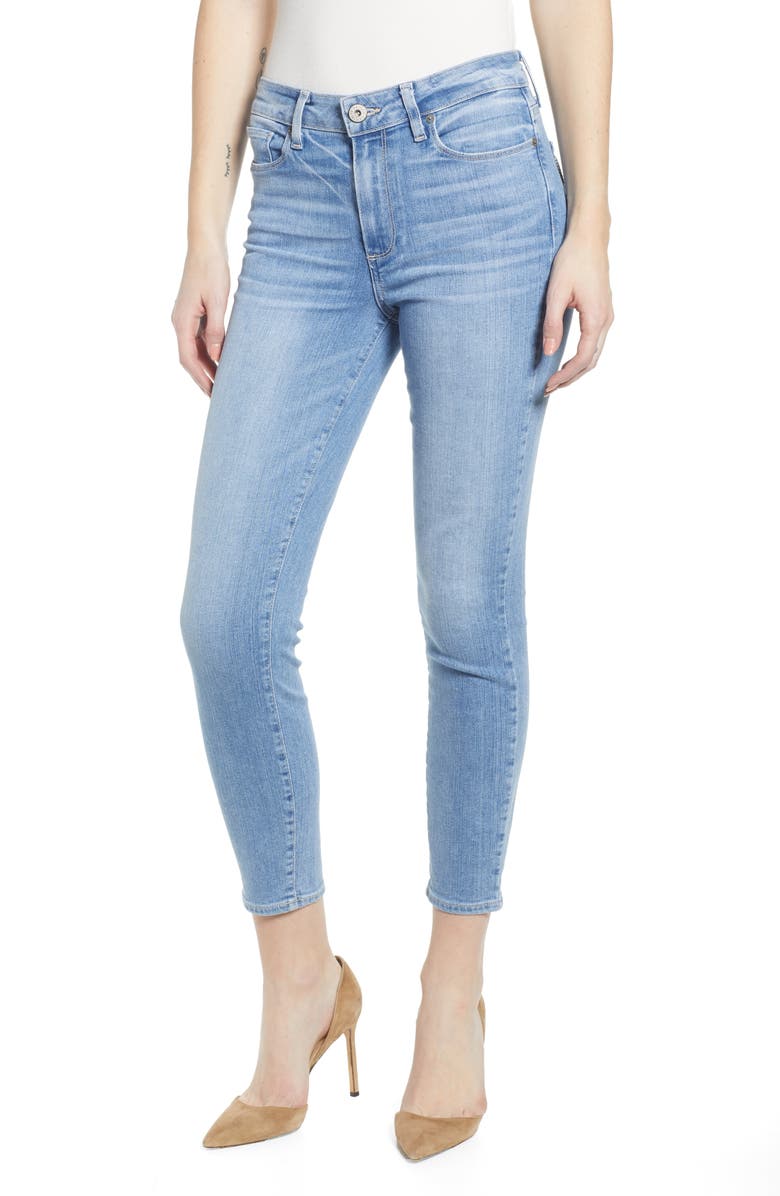 Paige Jeans HOXTON HIGH WAIST CROP SKINNY JEANS