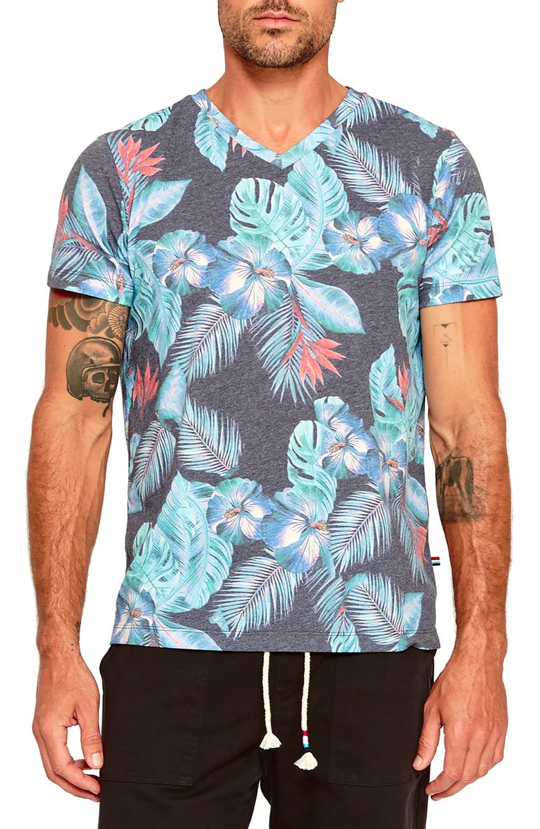 Sol Angeles T-shirts NIGHT BLOOM V-NECK T-SHIRT