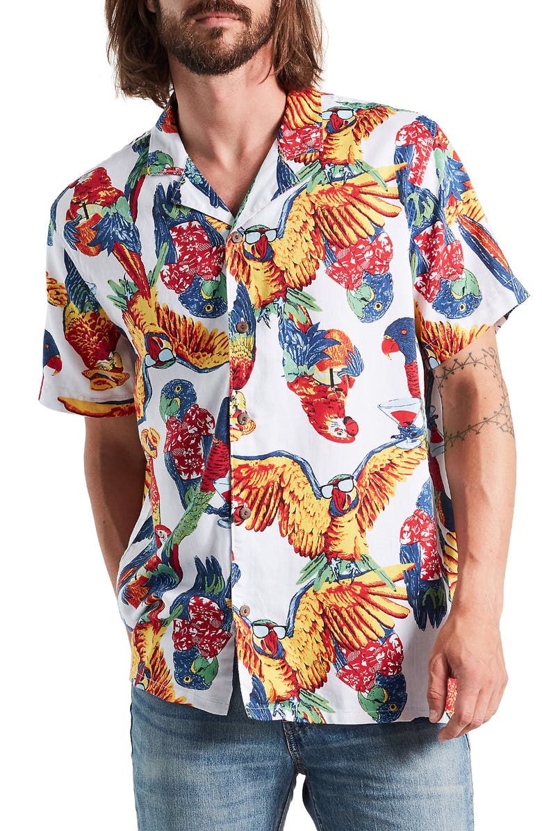 Levi's T-shirts CUBANO PRINT CAMP SHIRT