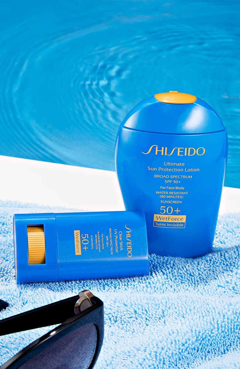 SHISEIDO WetForce Clear Stick UV Protector Broad Spectrum SPF 50+,14569